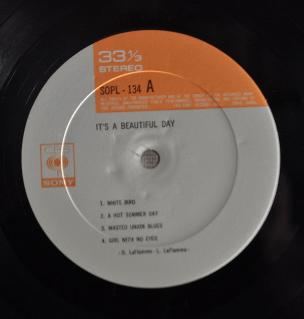 It's A Beautiful Day - It's A Beautiful Day (Vinyl, LP, Album, Reissue) Very Good (VG) / Very Good (VG)