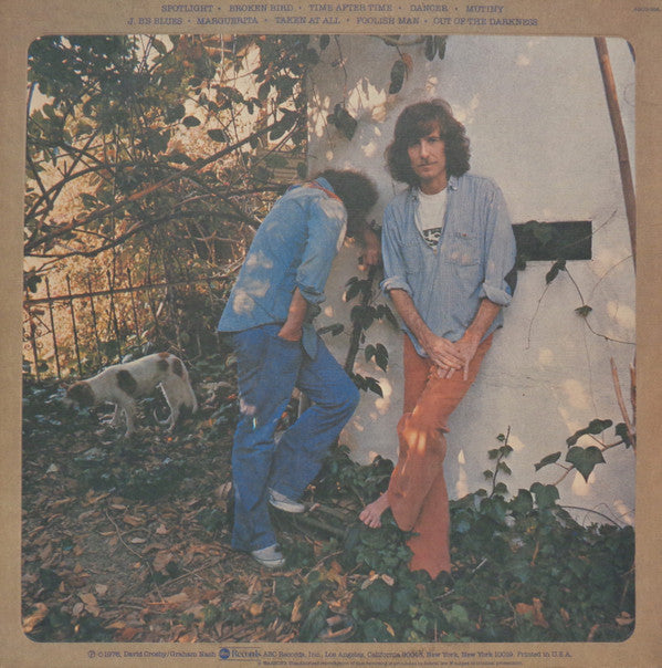 Crosby & Nash - Whistling Down The Wire (Vinyl, LP, Album, Stereo) Very Good (VG) / Very Good (VG)