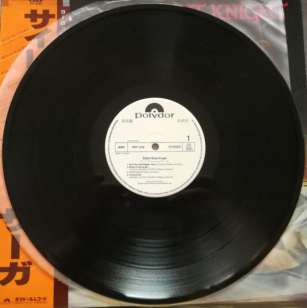 Saga (3) - Silent Knight (Vinyl, LP, Album, Promo) Very Good Plus (VG+) / Very Good (VG)