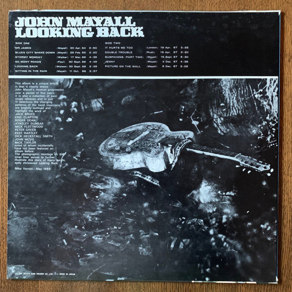 John Mayall - Looking Back (Vinyl, LP, Compilation) Very Good (VG) / Very Good Plus (VG+)