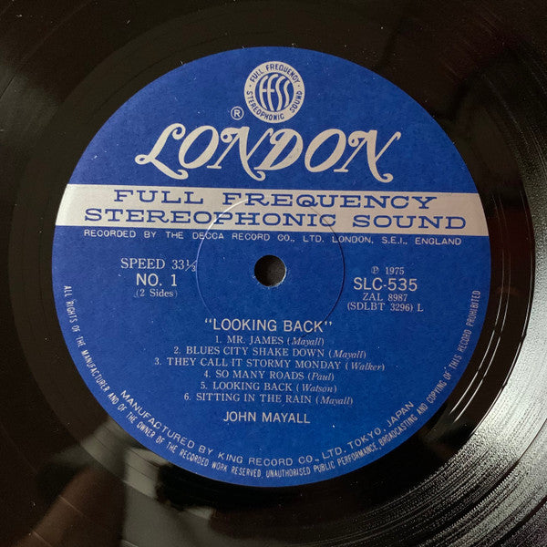 John Mayall - Looking Back (Vinyl, LP, Compilation) Very Good (VG) / Very Good Plus (VG+)