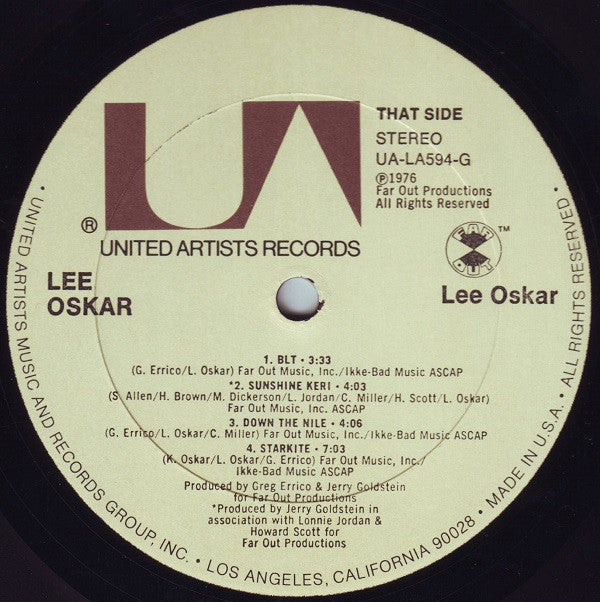 Lee Oskar - Lee Oskar (Vinyl, LP, Album) Good Plus (G+) / Very Good (VG)