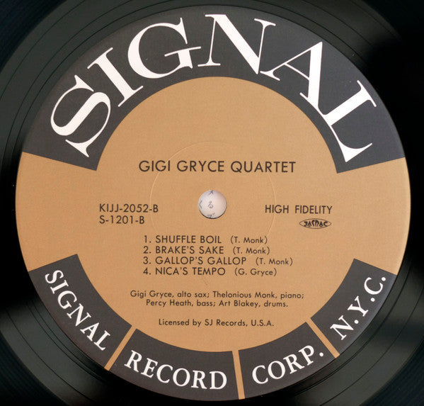 The Gigi Gryce Orchestra - Gigi Gryce (Vinyl, LP, Album, Mono)