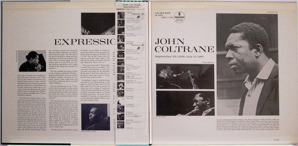 John Coltrane - Expression (Vinyl, LP, Album, Promo, Reissue, Stereo) Near Mint (NM or M-) / Very Good (VG)