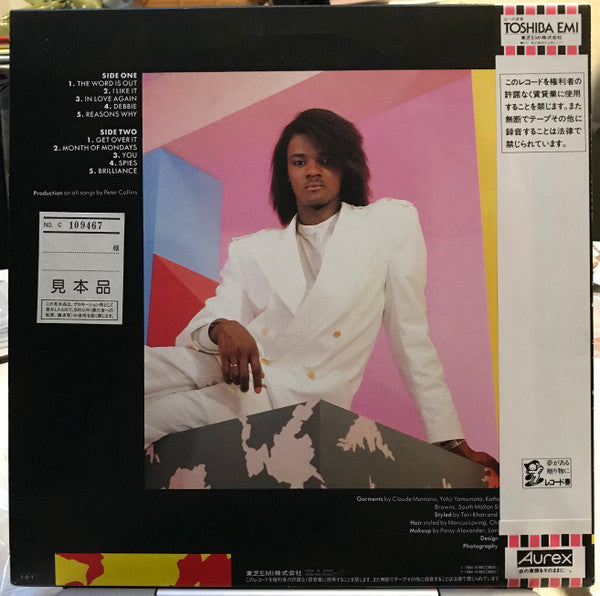 Jermaine Stewart - The Word Is Out (Vinyl, LP, Album, Promo) Very Good Plus (VG+) / Very Good (VG)
