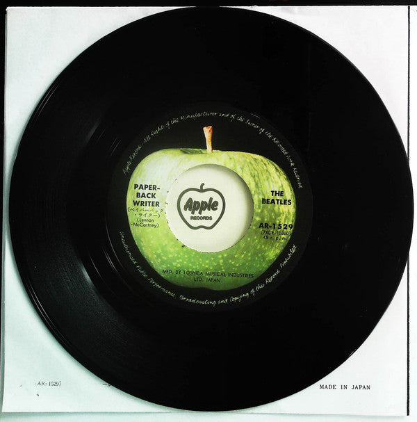 The Beatles - Paperback Writer / Rain (Vinyl, 7", Repress, Mono) Good Plus (G+) / Very Good (VG)