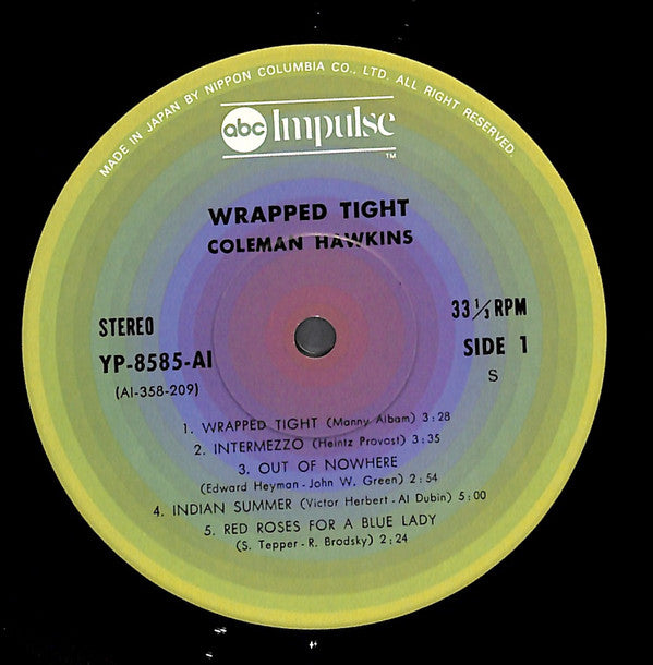 Coleman Hawkins - Wrapped Tight (Vinyl, LP, Album, Reissue, Stereo) Very Good (VG) / Good Plus (G+)