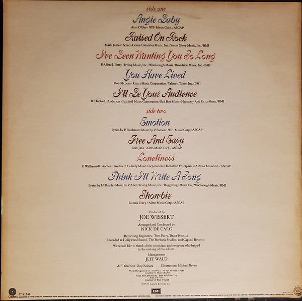Helen Reddy - Free And Easy (Vinyl, LP, Album) Very Good Plus (VG+) / Very Good (VG)