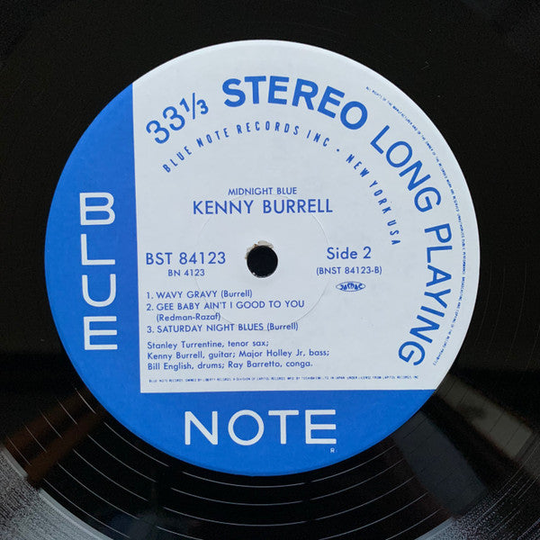 Kenny Burrell - Midnight Blue (Vinyl, LP, Album, Reissue, Stereo) Very Good Plus (VG+) / Near Mint (NM or M-)