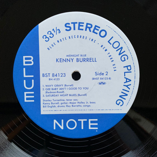 Kenny Burrell - Midnight Blue (Vinyl, LP, Album, Reissue, Stereo)