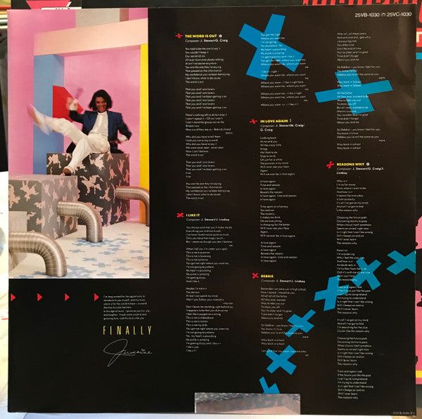 Jermaine Stewart - The Word Is Out (Vinyl, LP, Album, Promo) Very Good Plus (VG+) / Very Good (VG)