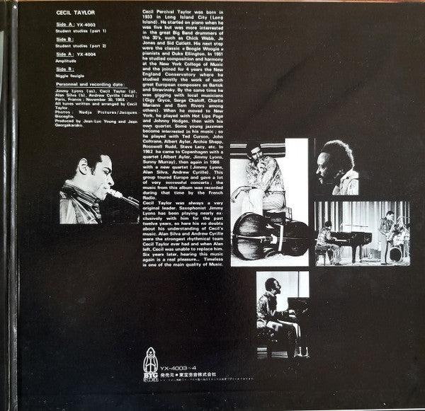 Cecil Taylor - Student Studies (2xVinyl, LP, Album) Near Mint (NM or M-) / Very Good (VG)