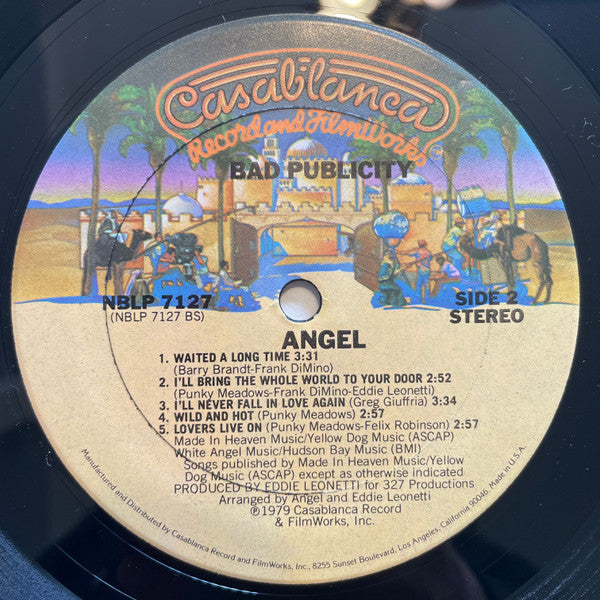 Angel (24) - Sinful (Bad Publicity) (Vinyl, LP, Album, Stereo) Very Good Plus (VG+) / Very Good (VG)