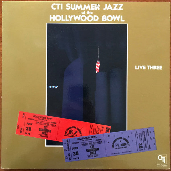 CTI All-Stars - CTI Summer Jazz At The Hollywood Bowl Live Three (Vinyl, LP, Album) Very Good (VG) / Poor (P)