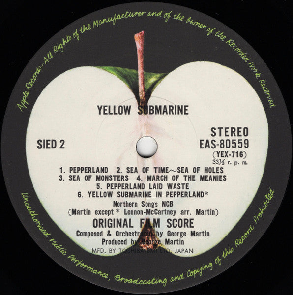 The Beatles - Yellow Submarine (Vinyl, LP, Album, Misprint, Reissue, Stereo) Very Good Plus (VG+) / Very Good Plus (VG+)