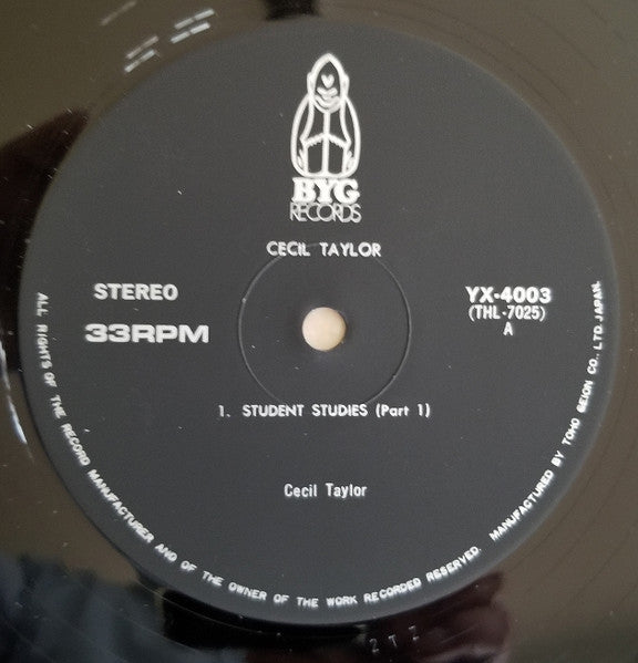 Cecil Taylor - Student Studies (2xVinyl, LP, Album) Near Mint (NM or M-) / Very Good (VG)