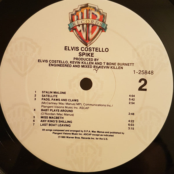 Elvis Costello - Spike (Vinyl, LP, Album) Very Good (VG) / Very Good (VG)