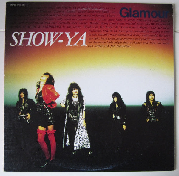 Show-Ya - Glamour (Vinyl, LP, Stereo) Near Mint (NM or M-) / Very Good (VG)