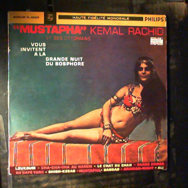 Kemal Rachid & Ses Ottomans - Vous Invitent A La Grande Nuit Du Bosphore (Vinyl, 10", Album) Very Good (VG) / Very Good (VG)