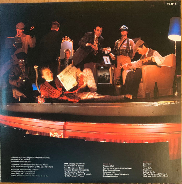 Madness - The Rise And Fall (Vinyl, LP, Album, Promo) Very Good Plus (VG+) / Very Good Plus (VG+)