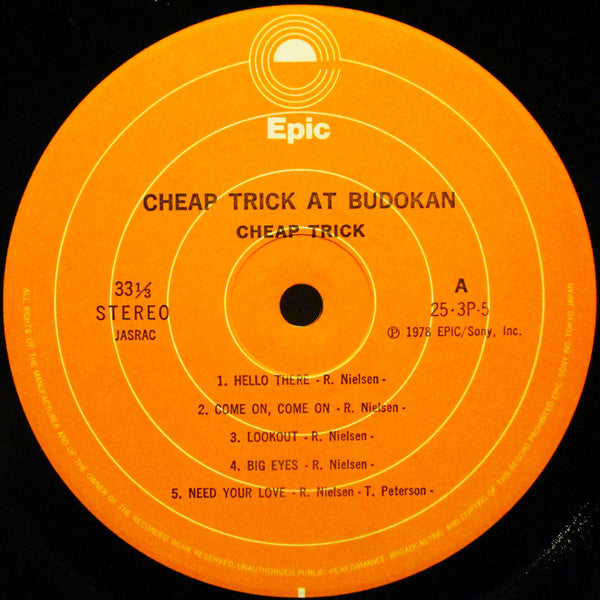 Cheap Trick - Cheap Trick At Budokan (Vinyl, LP, Album, Limited Edition, Stereo) Very Good Plus (VG+) / Very Good Plus (VG+)