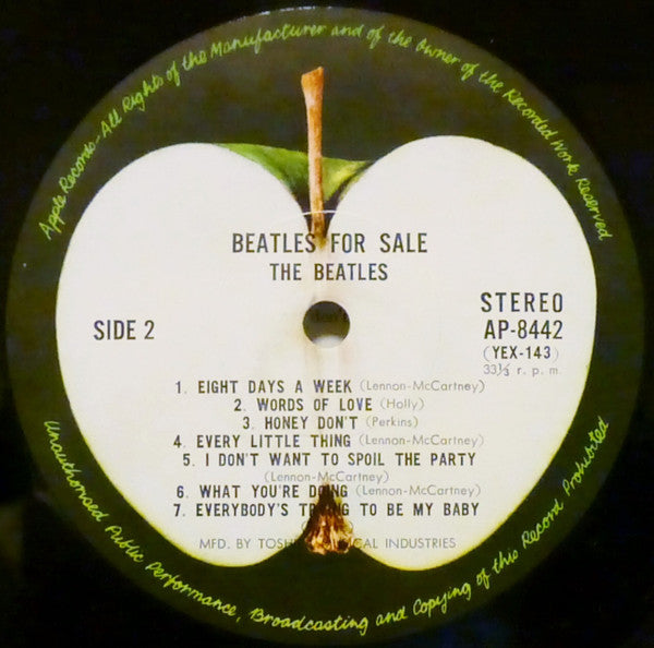 The Beatles - Beatles For Sale (Vinyl, LP, Album, Reissue, Stereo)