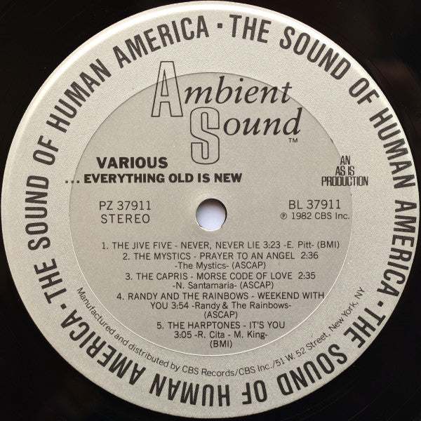 Various - Everything New Is Old...Everything Old Is New (Vinyl, LP, Sampler, Stereo) Very Good (VG) / Very Good (VG)