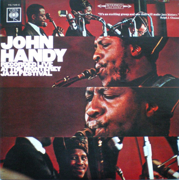 John Handy - Recorded Live At The Monterey Jazz Festival (Vinyl, LP, Album, Promo, Stereo) Very Good Plus (VG+) / Very Good (VG)