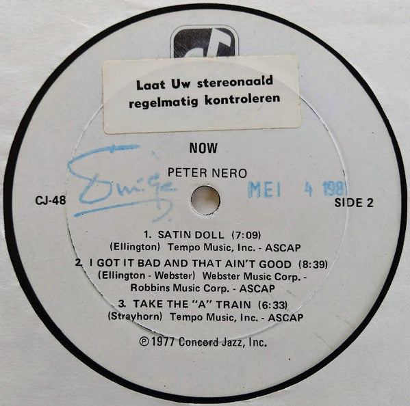 Peter Nero - Now (Vinyl, LP) Very Good Plus (VG+) / Very Good (VG)
