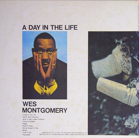 Wes Montgomery - A Day In The Life (Vinyl, LP, Album, Reissue, Stereo) Good Plus (G+) / Good (G)
