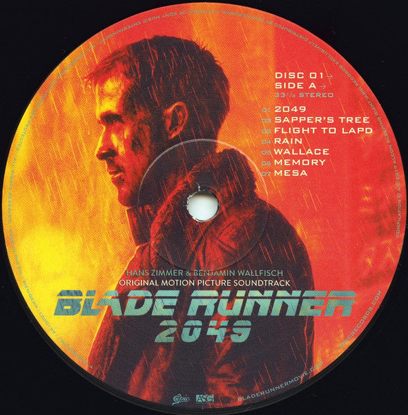 Hans Zimmer - Blade Runner 2049 (Original Motion Picture Soundtrack) (2xVinyl, LP, Album) Mint (M) / Near Mint (NM or M-)