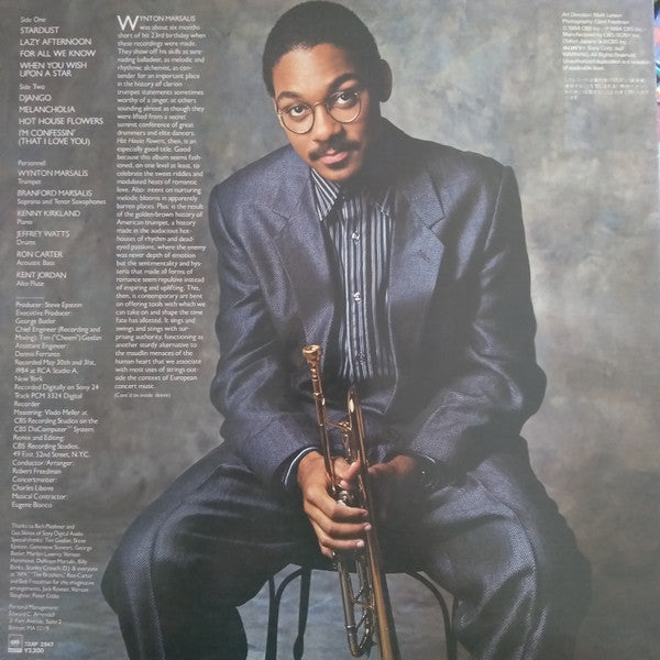 Wynton Marsalis - Hot House Flowers (Vinyl, LP, Album) Near Mint (NM or M-) / Very Good Plus (VG+)