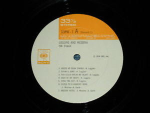Loggins And Messina - On Stage (2xVinyl, LP, Album) Very Good Plus (VG+) / Very Good (VG)