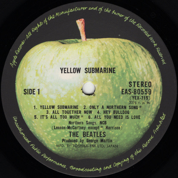 The Beatles - Yellow Submarine (Vinyl, LP, Album, Misprint, Reissue, Stereo) Very Good Plus (VG+) / Very Good Plus (VG+)