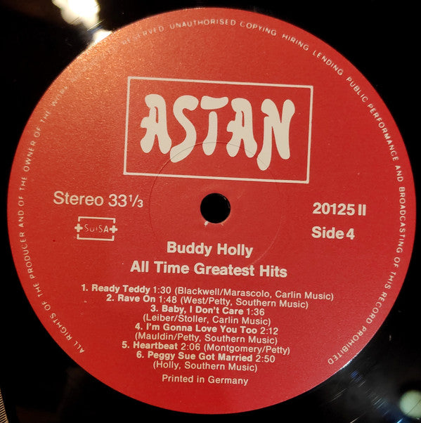 Buddy Holly - 23 All Time Greatest Hits (2xVinyl, LP, Compilation) Good Plus (G+) / Very Good (VG)