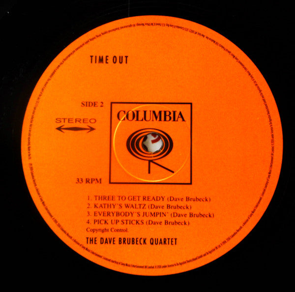 The Dave Brubeck Quartet - Time Out (Vinyl, LP, Album, Reissue, Stereo) Very Good Plus (VG+) / Good Plus (G+)