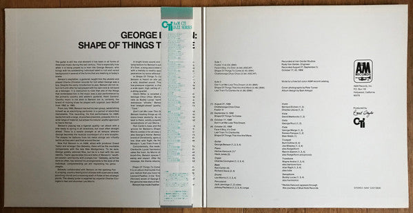 George Benson - Shape Of Things To Come (Vinyl, LP, Album, Promo, Reissue) Near Mint (NM or M-) / Very Good Plus (VG+)