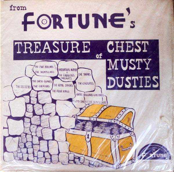 Various - Fortune's Treasure Chest Of Musty Dusties (Vinyl, LP, Compilation, Misprint) Good Plus (G+) / Very Good (VG)