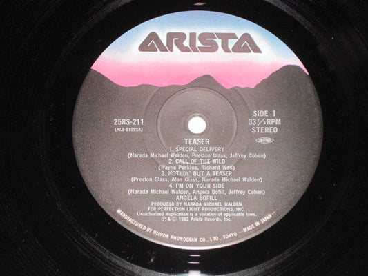 Angela Bofill - Teaser (Vinyl, LP, Album) Very Good (VG) / Very Good (VG)