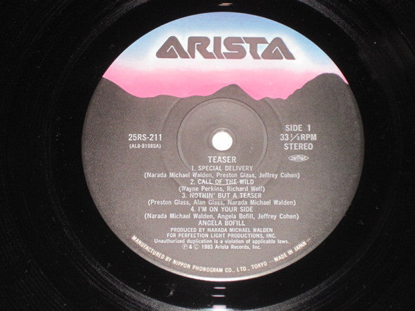 Angela Bofill - Teaser (Vinyl, LP, Album) Good Plus (G+) / Very Good (VG)