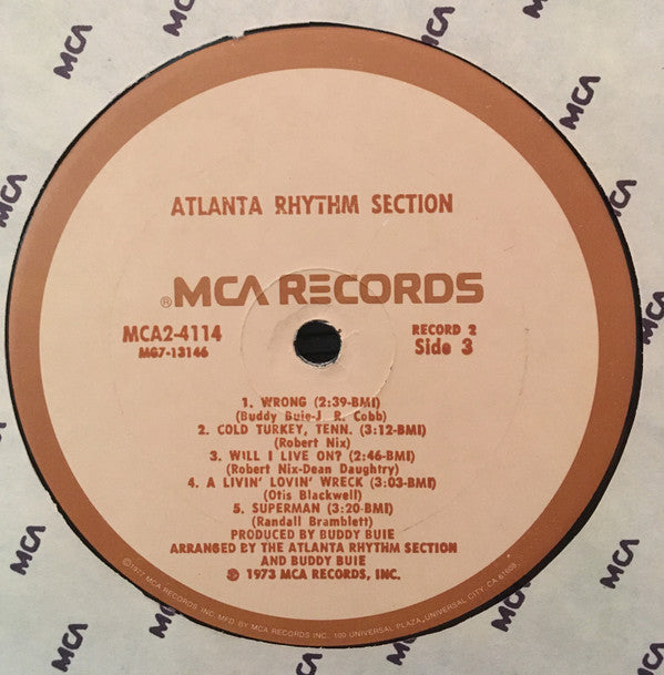 Atlanta Rhythm Section - Atlanta Rhythm Section (2xVinyl, LP, Compilation) Very Good Plus (VG+) / Very Good Plus (VG+)
