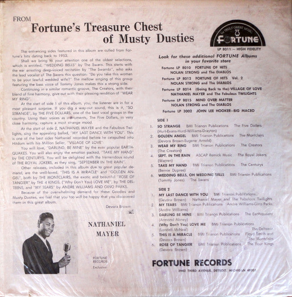 Various - Fortune's Treasure Chest Of Musty Dusties (Vinyl, LP, Compilation, Misprint) Good Plus (G+) / Very Good (VG)
