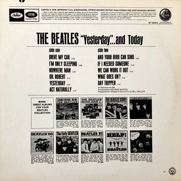 The Beatles - Yesterday And Today (Vinyl, LP, Album, Compilation, Repress) Near Mint (NM or M-) / Very Good Plus (VG+)