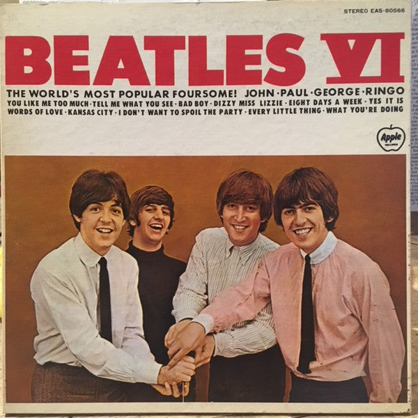 The Beatles - Beatles VI (Vinyl, LP, Album, Promo, Reissue, Stereo) Near Mint (NM or M-) / Very Good (VG)