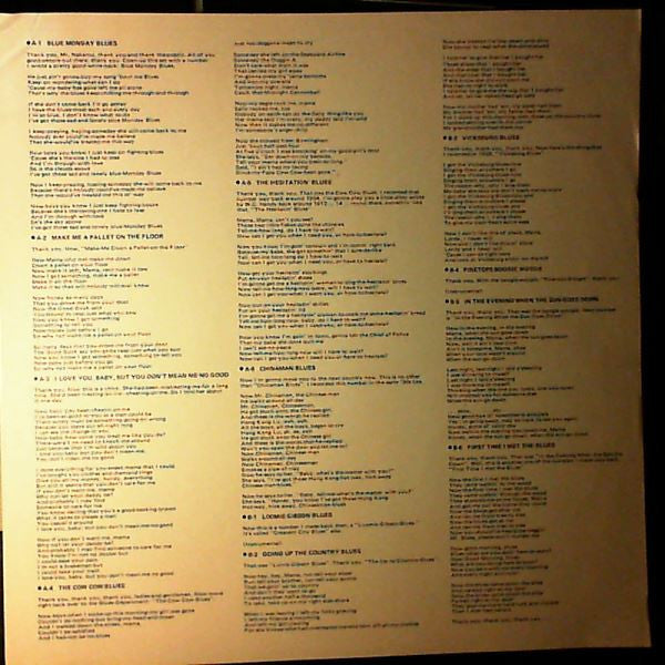 Little Brother Montgomery - Blues Live! (Vinyl, LP, Album) Very Good (VG) / Very Good (VG)