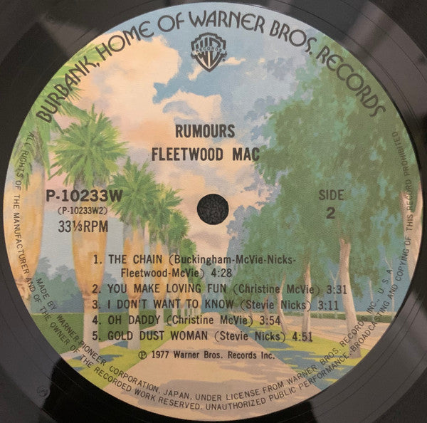 Fleetwood Mac - Rumors (Vinyl, LP, Album) Near Mint (NM or M-) / Very Good Plus (VG+)