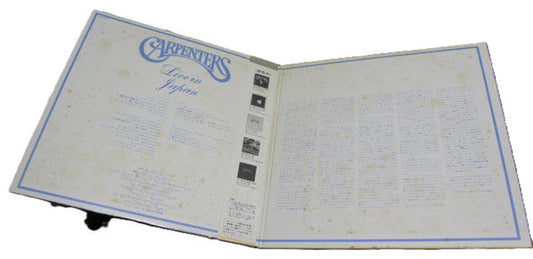 Carpenters - Live In Japan (2xVinyl, LP, Album, Reissue, Stereo) Very Good (VG) / Very Good (VG)