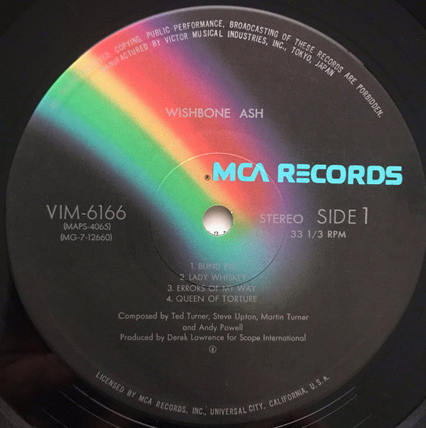 Wishbone Ash - Wishbone Ash = 光なき世界 (Vinyl, LP, Album, Reissue) Very Good Plus (VG+) / Very Good Plus (VG+)