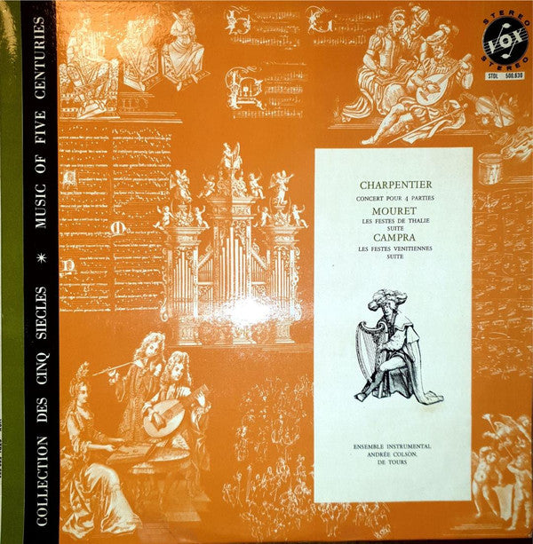 Marc Antoine Charpentier - Charpentier - Campra - Mouret (Vinyl, LP, Stereo) Very Good Plus (VG+) / Very Good Plus (VG+)