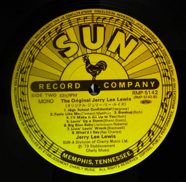 Jerry Lee Lewis - The Original Jerry Lee Lewis (Vinyl, LP, Compilation, Mono) Very Good Plus (VG+) / Very Good Plus (VG+)